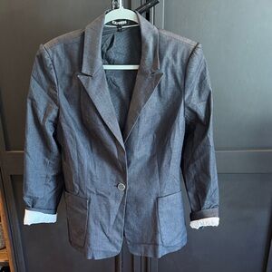 Express Women's Charcoal Blazer